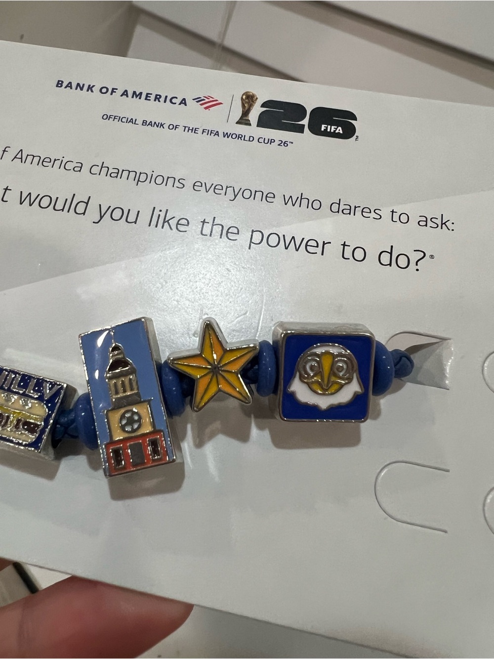 Bank of America FIFA 26 Blue Charm Bracelet- Philadelphia Charms - Picture 2 of 4